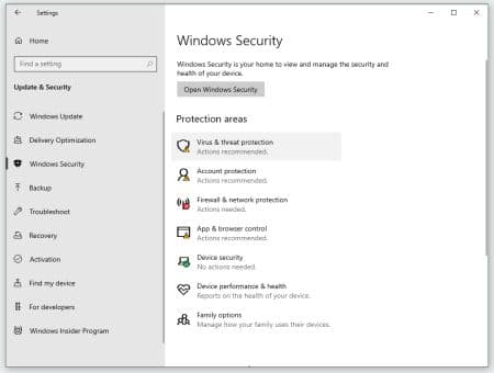 Windows Security
